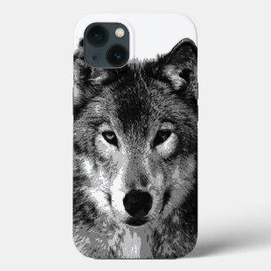 Schwarz & Weiß Wolf Augen Case-Mate iPhone Hülle