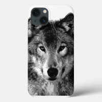Schwarz & Weiß Wolf Augen