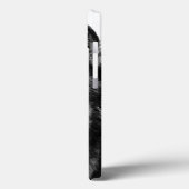 Schwarz & Weiß Wolf Augen Case-Mate iPhone Hülle (Rückseite / Links)