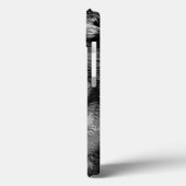 Schwarz & Weiß Wolf Augen Case-Mate iPhone Hülle (Rückseite / Links)