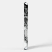 Schwarz-Weiß-Wolf Case-Mate iPhone Hülle (Rückseite / Rechts)