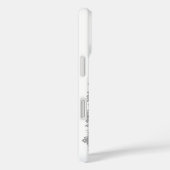 Schwarz-Weiß-Wolf Case-Mate iPhone Hülle (Rückseite / Rechts)