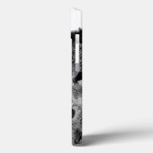 Schwarz-Weiß-Wolf Case-Mate iPhone Hülle (Rückseite / Links)