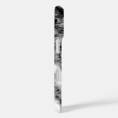 Schwarz-Weiß-Wolf Case-Mate iPhone Hülle (Rückseite / Rechts)