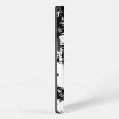 Schwarz-Weiß-Wolf iPhone Hülle (Rechte Seite)