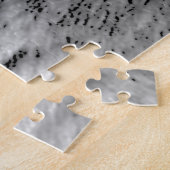 Schwarz-Weiß-Wolfswerk Tierart Puzzle (Seite)