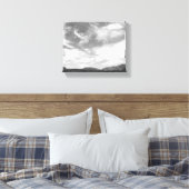 Schwarz-Weiß-Wolken über der Utah-Wüste 8x10 Leinwanddruck (Insitu (Schlafzimmer))