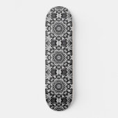 Schwarz-Weiß-Wonne Skateboard (Vorderseite)