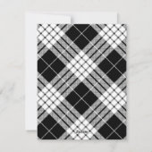 Schwarz-Weiß-Wünsche Foto Weihnachten (Rückseite)