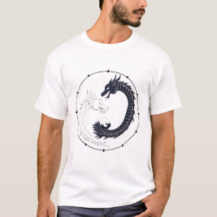 Schwarz-weiß Yin Tang T-Shirt