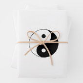 Schwarz-Weiß-Yin-Yang Geschenkpapier Set (Beispiel)