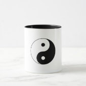 Schwarz-Weiß-Yin-Yang Tasse (Zentrum)