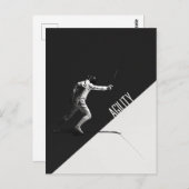 Schwarz-Weiß-Zauber Postkarte (Vorne/Hinten)