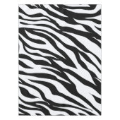 Schwarz-Weiß-Zebra-Dschungel Tischdecke (Vorderseite)