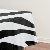 Schwarz-Weiß-Zebra-Dschungel Tischdecke (Beispiel)
