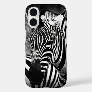 Schwarz-Weiß-Zebra * Fall-Mate-iPhone-Fall iPhone 16 Hülle