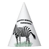 Schwarz-Weiß-Zebra im Gras