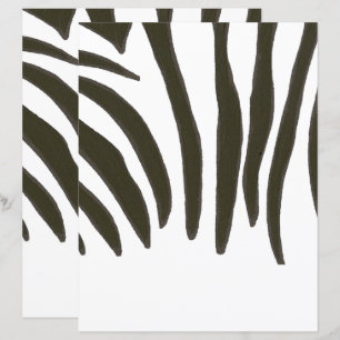 Schwarz-Weiß-Zebra-Papier