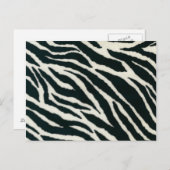 Schwarz-Weiß-Zebra-Postkarten Postkarte (Vorne/Hinten)