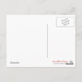 Schwarz-Weiß-Zebra-Postkarten Postkarte (Rückseite)