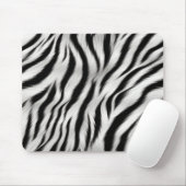 Schwarz-weiß Zebra Print Animal Safari Mousepad (Mit Mouse)