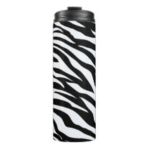 Schwarz & Weiß Zebra Safari Tiermuster