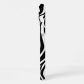 Schwarz-Weiß Zebra Strip Animal Print Phone Case iPhone Hülle (Linke Seite)