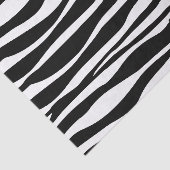 Schwarz-Weiß-Zebra-Tierdruck Seidenpapier (Ausschnitt)