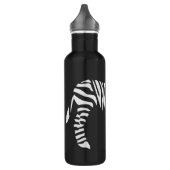 Schwarz-Weiß-Zebra Trinkflasche (Links)