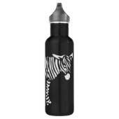 Schwarz-Weiß-Zebra Trinkflasche (Rechts)