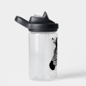 Schwarz-Weiß-Zebra Trinkflasche (rechts)