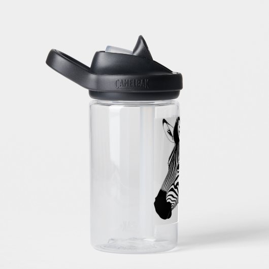 Schwarz-Weiß-Zebra Trinkflasche (rechts)