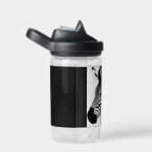 Schwarz-Weiß-Zebra Trinkflasche (rechts)