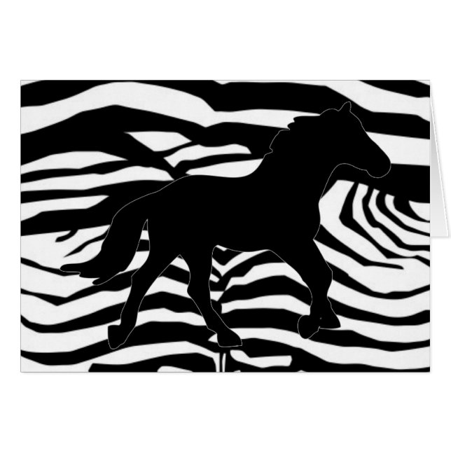 Schwarz-Weiß-Zebrastreifen (Vorderseite (Horizontal))