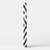 Schwarz + Weiß Zebrastreifen Muster modern Case-Mate iPhone Hülle (Rückseite / Rechts)