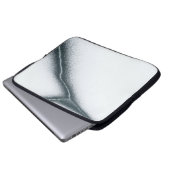 Schwarz-Weiß-zeichn Laptopschutzhülle (Vorne Knopf)