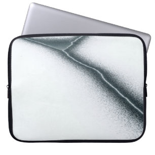 Schwarz-Weiß-zeichn Laptopschutzhülle