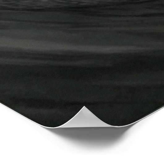 Schwarz-Weiß-Zeichn - Meerjungfrau Poster (Ecke)