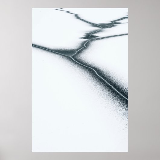 Schwarz-Weiß-zeichn Poster (Vorne)