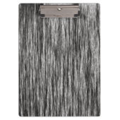 "Schwarz/Weiß-Zeilenmuster" - Klemmbrett (Vorderseite)