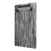 "Schwarz/Weiß-Zeilenmuster" - Mini Klemmbrett (Gewinkelt2)