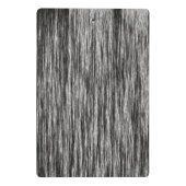 "Schwarz/Weiß-Zeilenmuster" - Mini Klemmbrett (Rückseite)