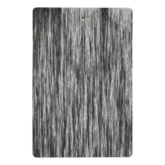 "Schwarz/Weiß-Zeilenmuster" - Mini Klemmbrett (Rückseite)
