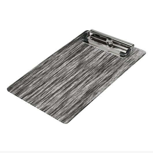 "Schwarz/Weiß-Zeilenmuster" - Mini Klemmbrett (Gewinkelt3)