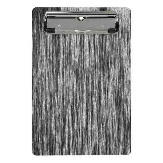 "Schwarz/Weiß-Zeilenmuster" - Mini Klemmbrett (Vorderseite)