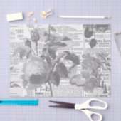 Schwarz-Weiß-Zeitung Seidenpapier (Handwerk)