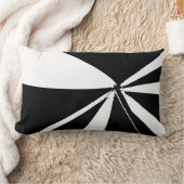 Schwarz-Weiß-Zelt Lendenkissen (Decke)