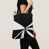 Schwarz-Weiß-Zelt Tasche (Von Nahem)