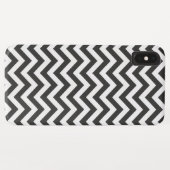 Schwarz-weiß Zickzack Case-Mate iPhone Hülle (Rückseite (Horizontal))