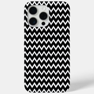 Schwarz-Weiß-Zickzack Case-Mate iPhone Hülle